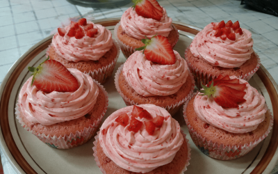 Resep Strawberry Cupcake